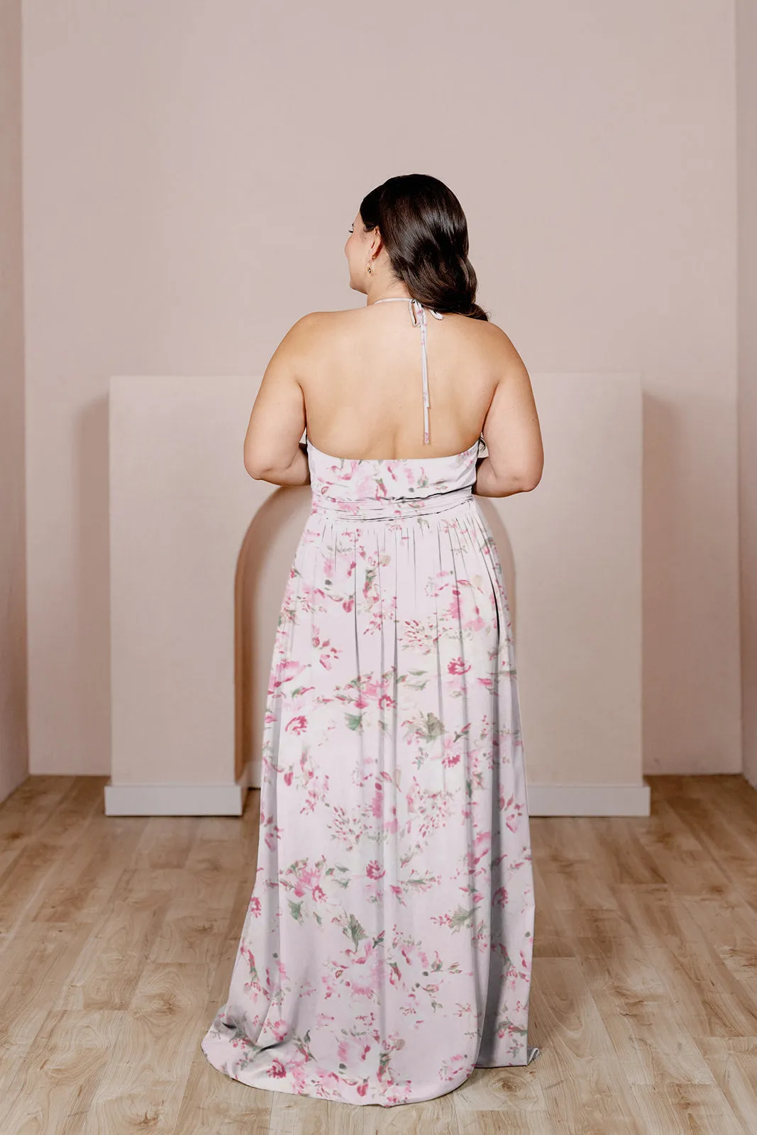 Hannah Chiffon Faux Wrap Dress | Made To Order