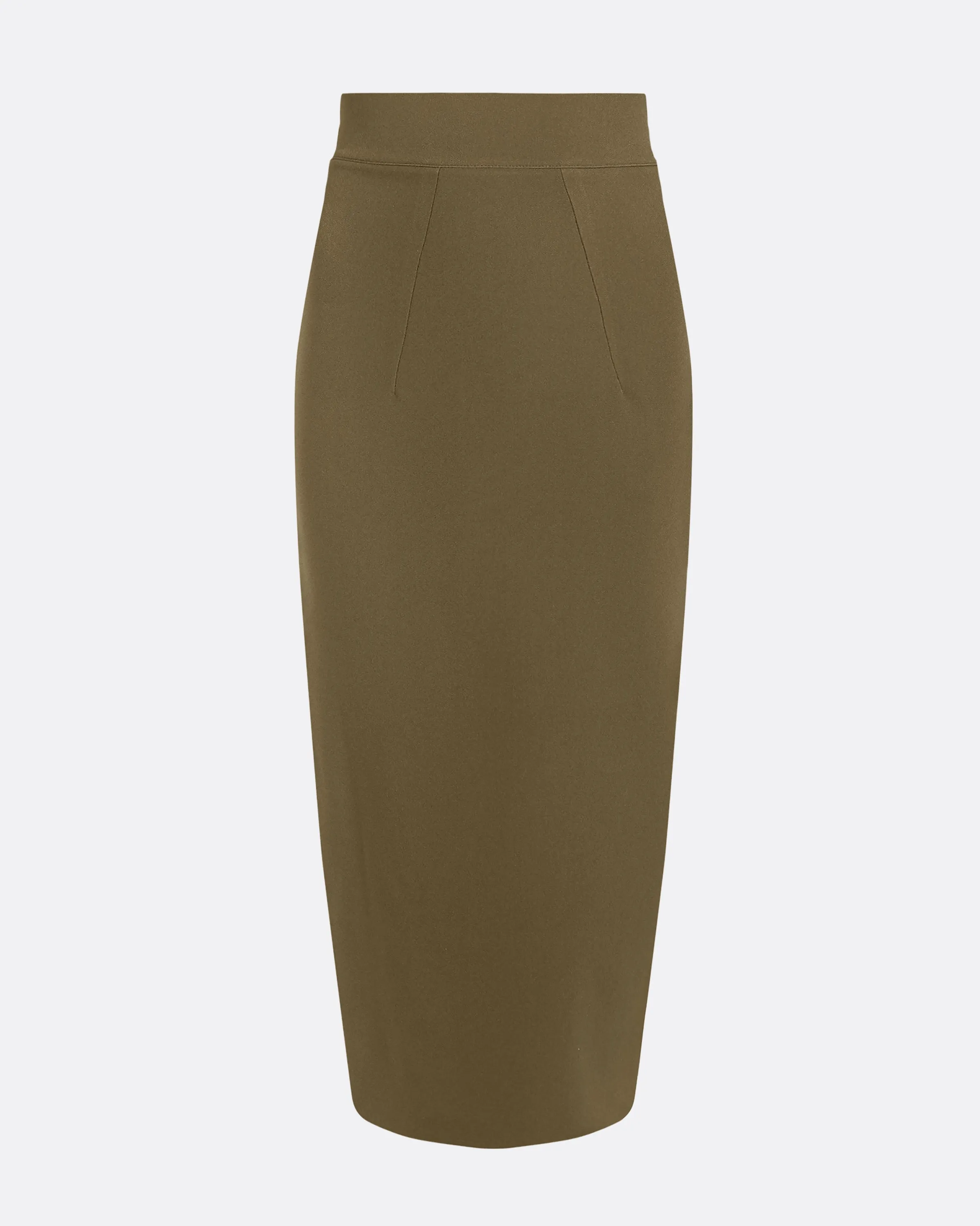 Hokoku Khaki Pencil Skirt