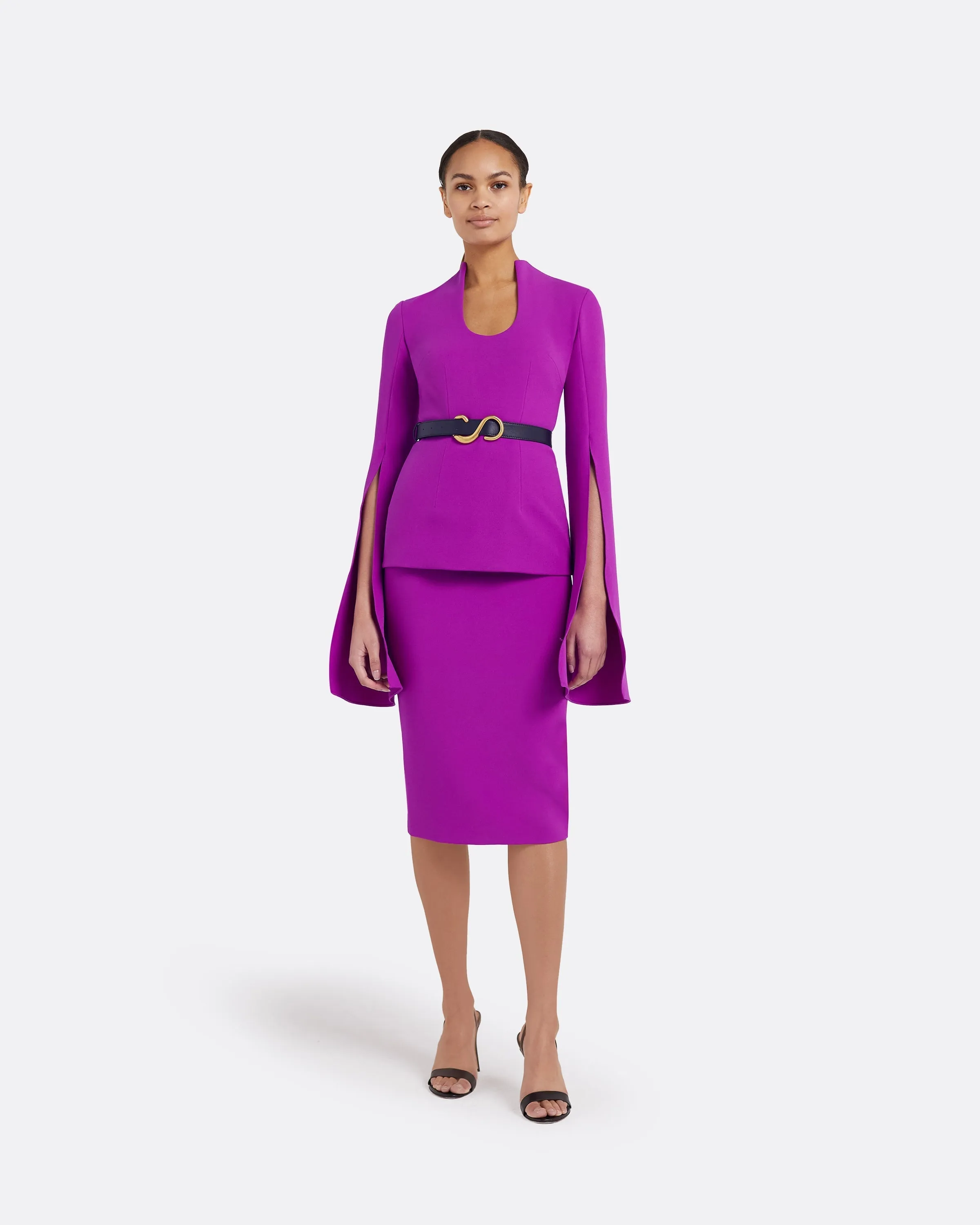 Hokoku Magenta Skirt