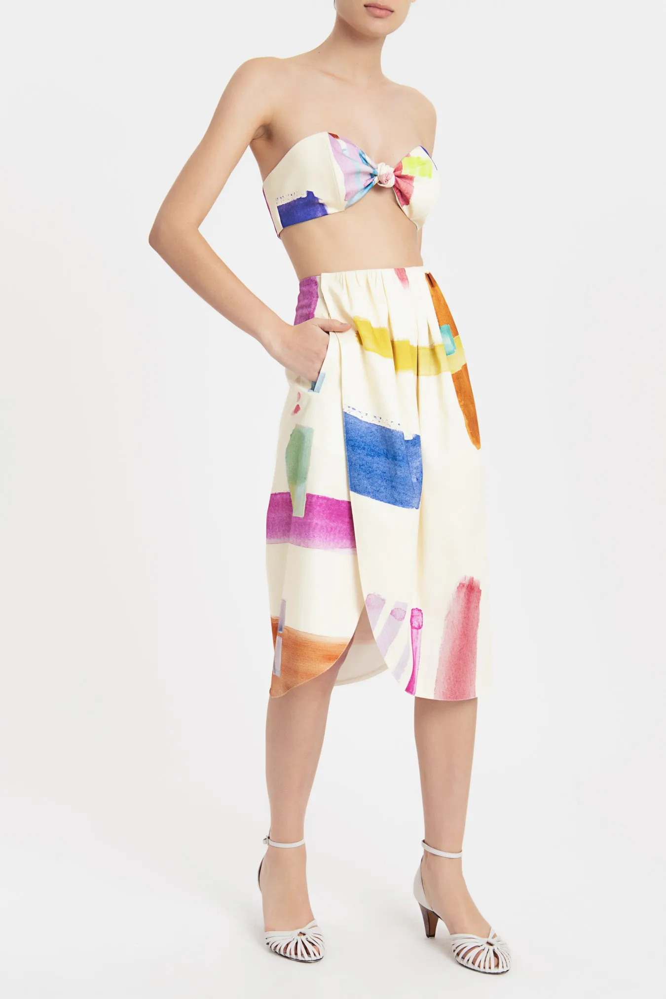 Illusion Strapless Top
