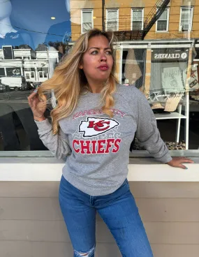 KC Chiefs NFL Sweatshirt Light Gray