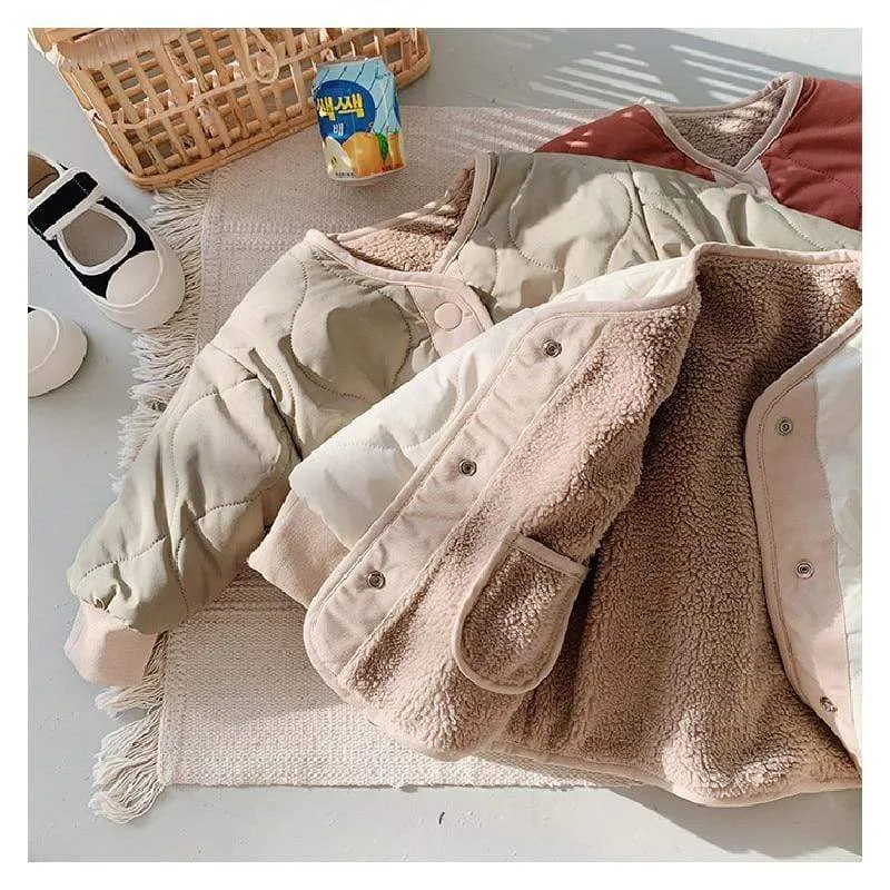 Kids Reversible Fleece Jacket