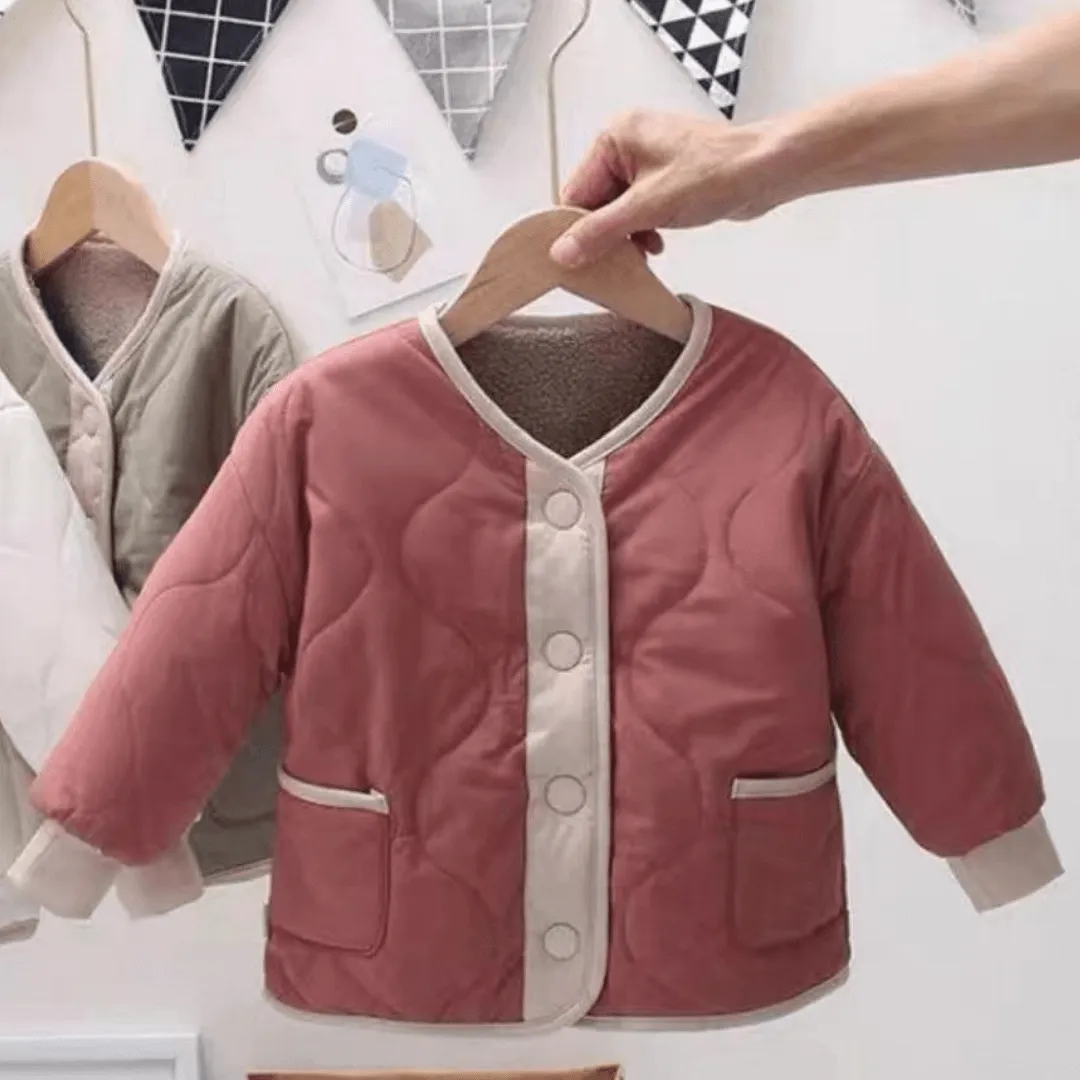 Kids Reversible Fleece Jacket