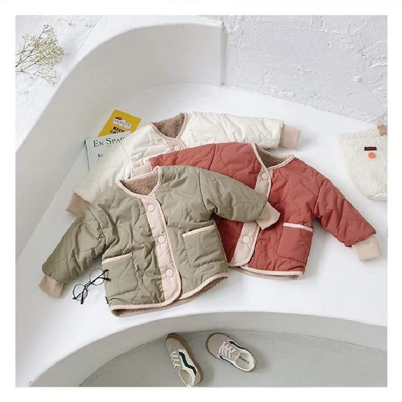 Kids Reversible Fleece Jacket