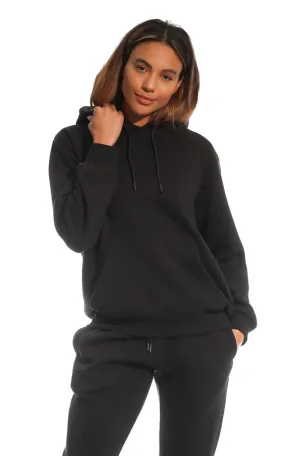 Light & Shade Ladies Pullover Hoodie - Black
