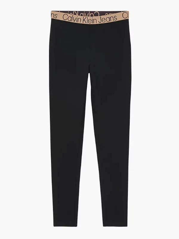 Logo Elastic Milano Leggings
