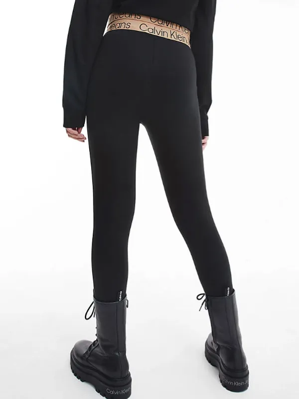 Logo Elastic Milano Leggings