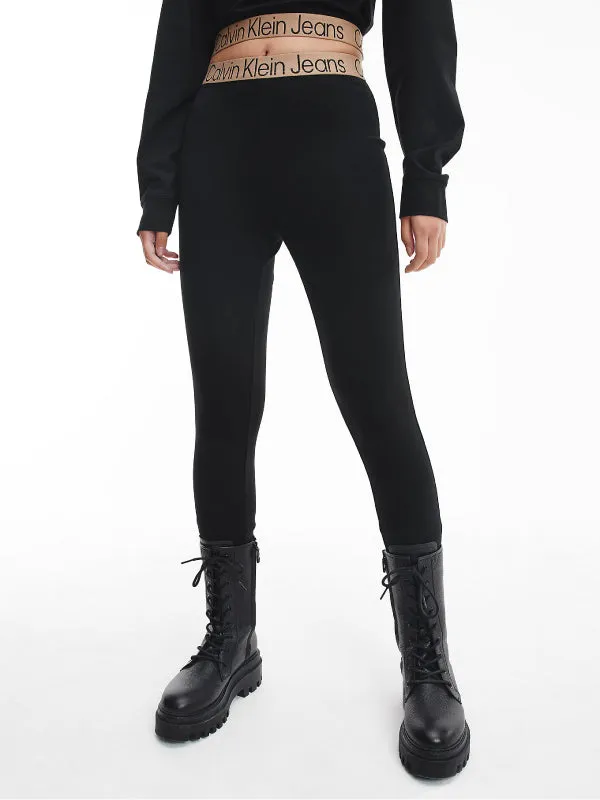 Logo Elastic Milano Leggings