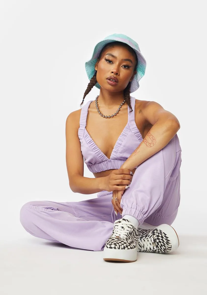 London Fog Bralette Lounge Set
