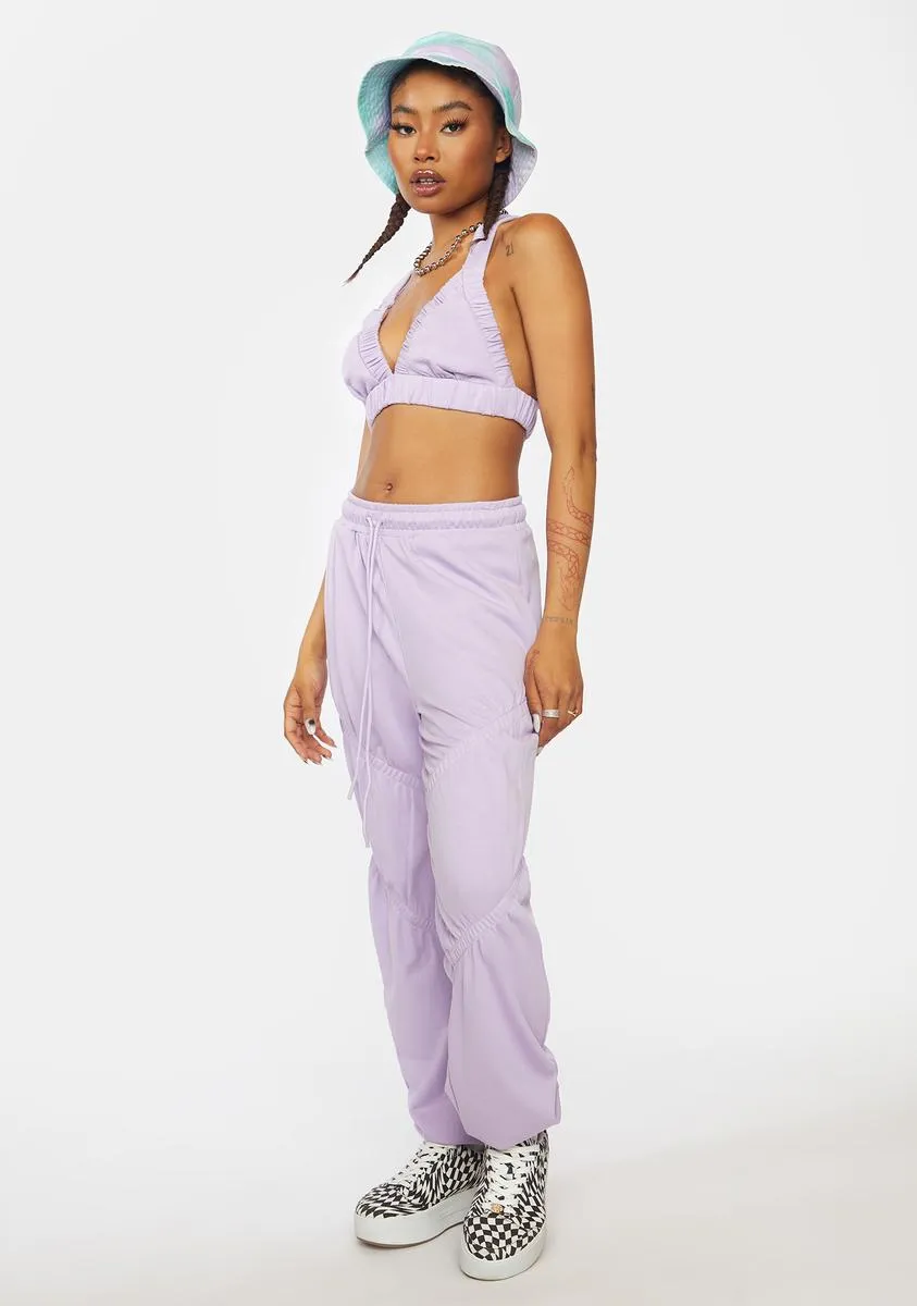 London Fog Bralette Lounge Set