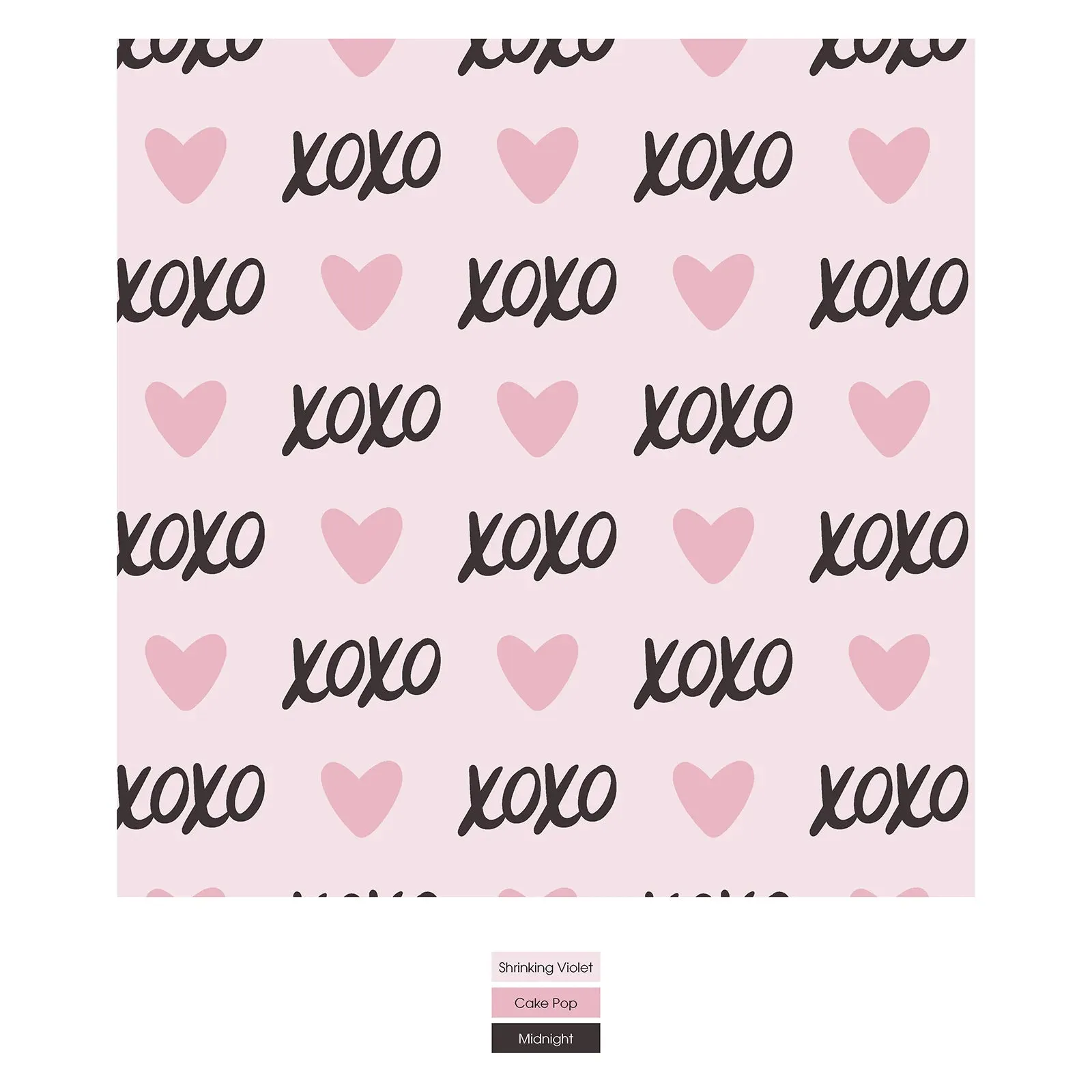 Long Sleeve Pajama Set - Shrinking Violet XOXO