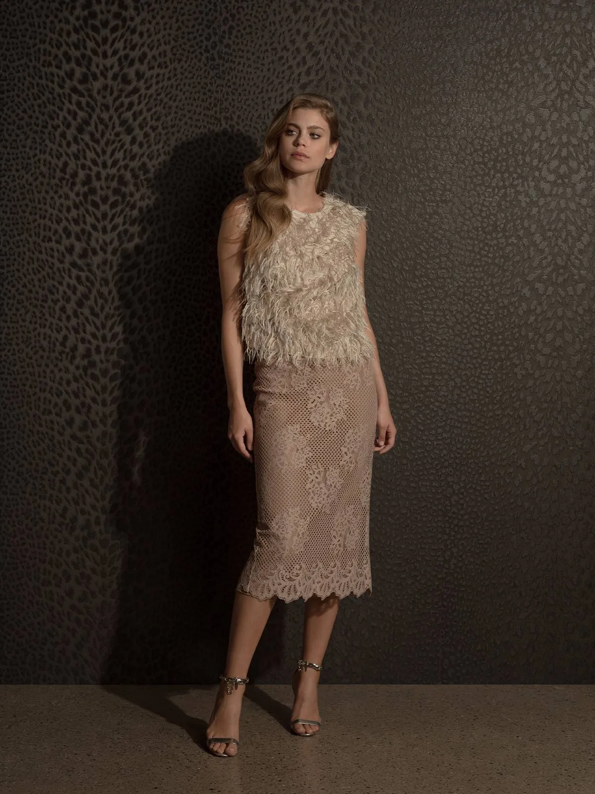 Luz Midi Skirt