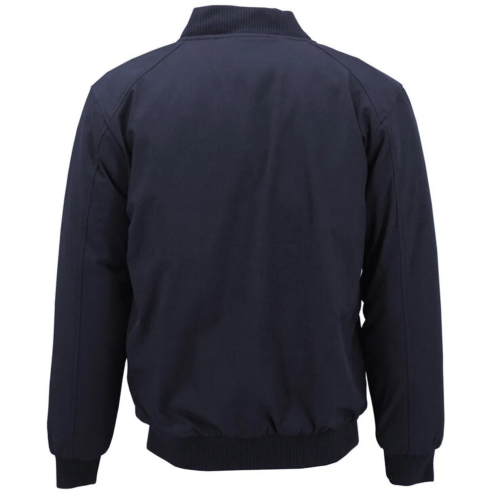 Mens Industrial Bomber Jacket Multi Pocket Quilted Water Resistant Coat