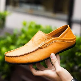 Men's Summer Loafers | Genuine Leather Shoes
