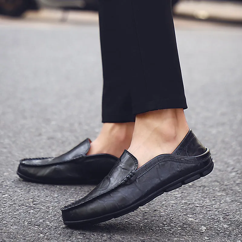 Men's Summer Loafers | Genuine Leather Shoes