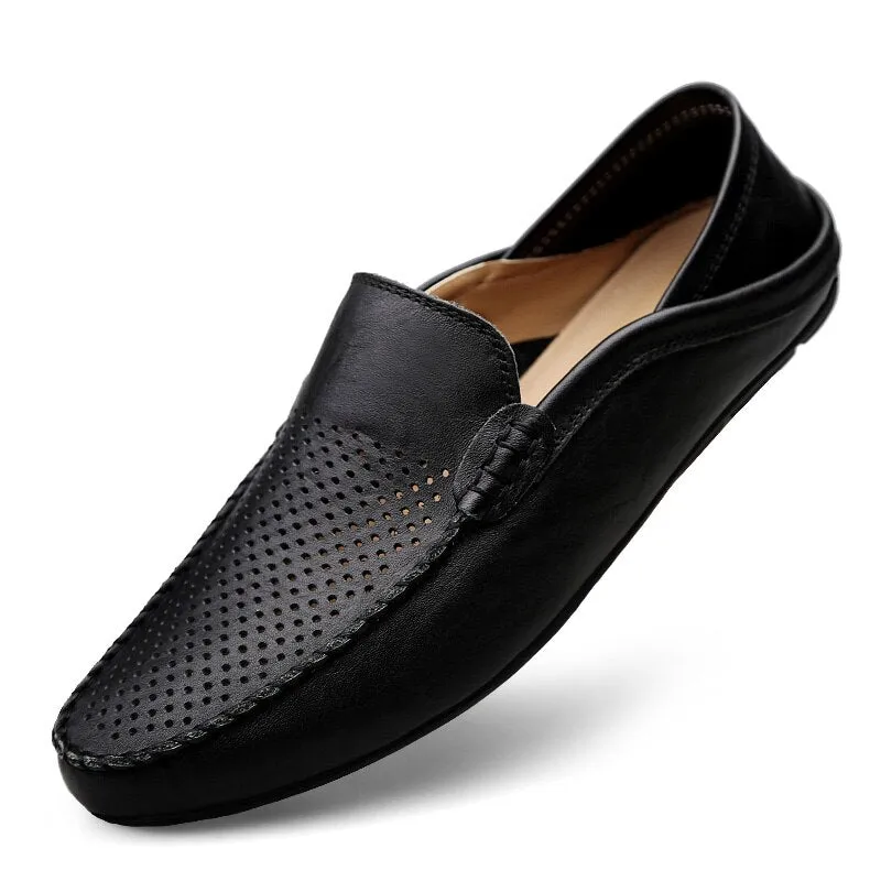 Men's Summer Loafers | Genuine Leather Shoes