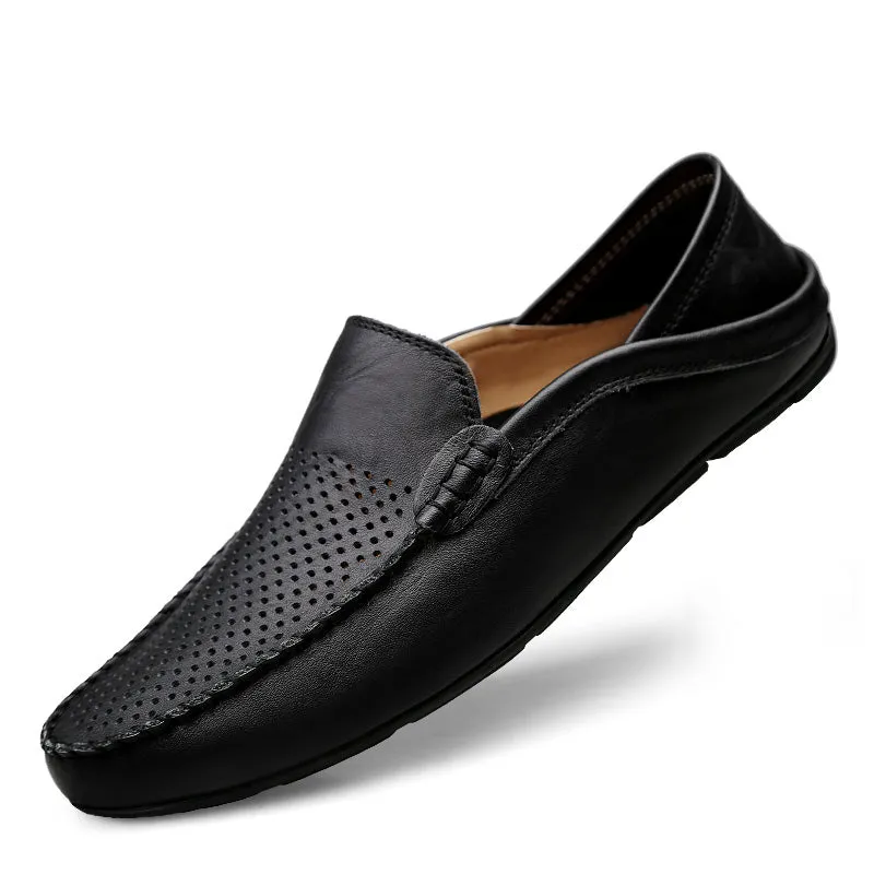 Men's Summer Loafers | Genuine Leather Shoes