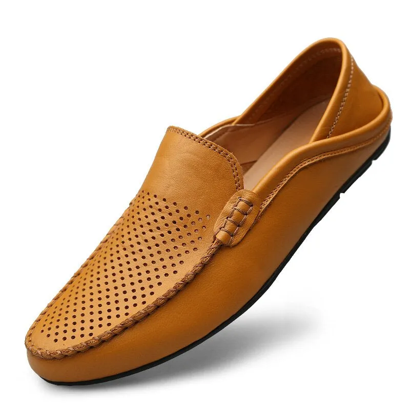 Men's Summer Loafers | Genuine Leather Shoes