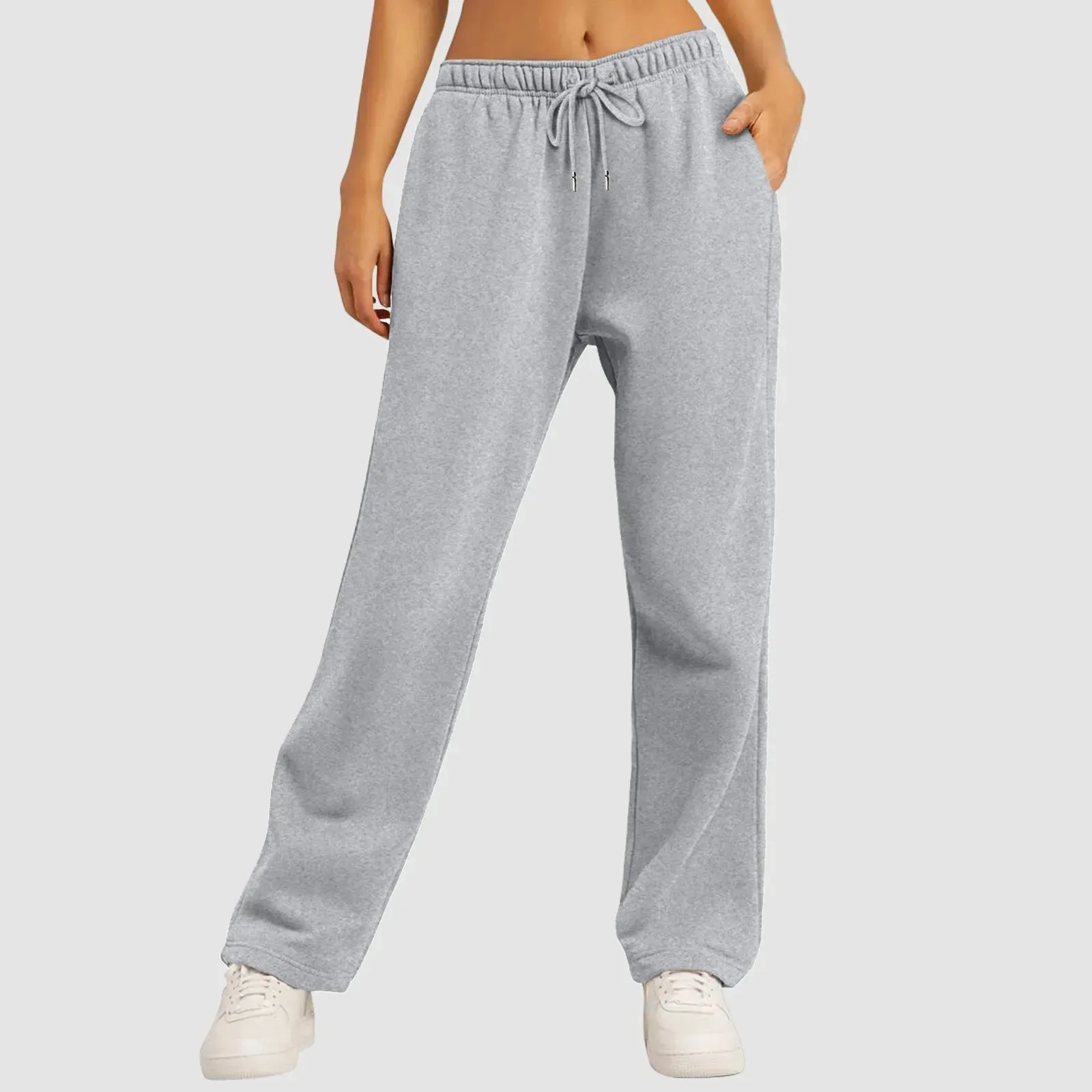 Milla Casual Wide Leg Fleece Sweatpants - 5 Colors