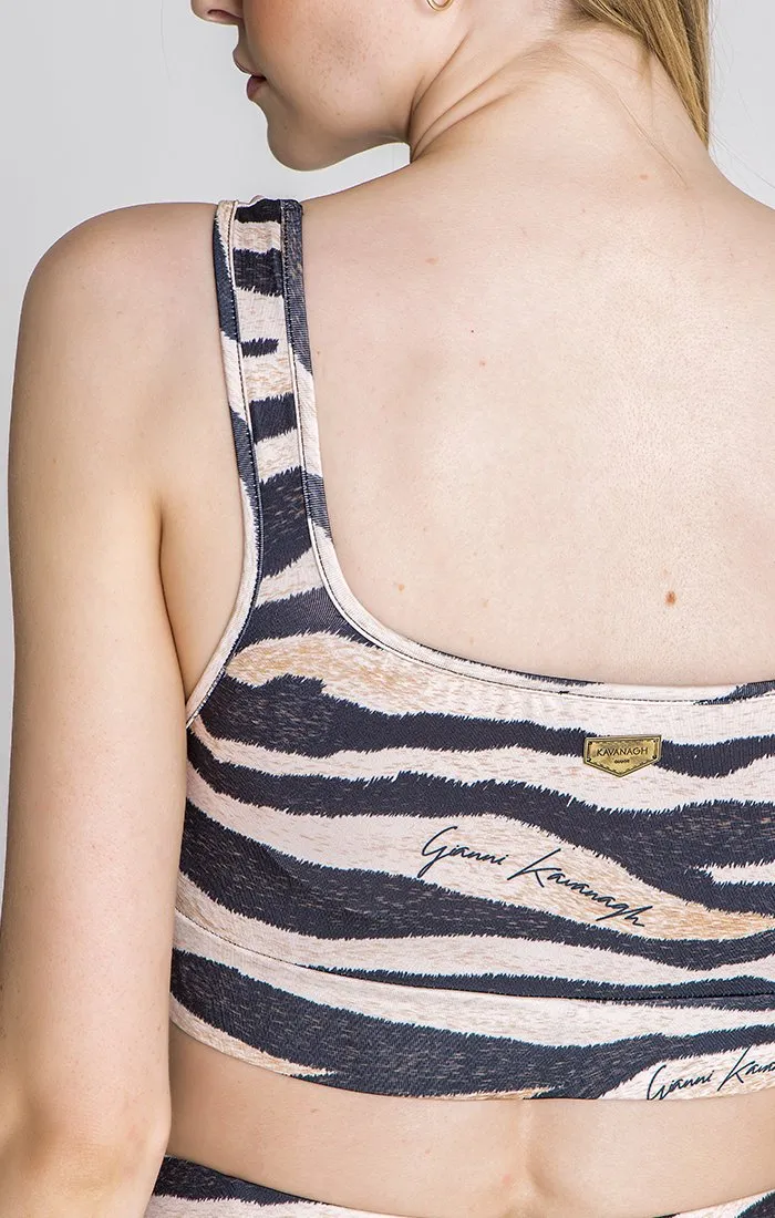 Multicolor Tiger Crop Top