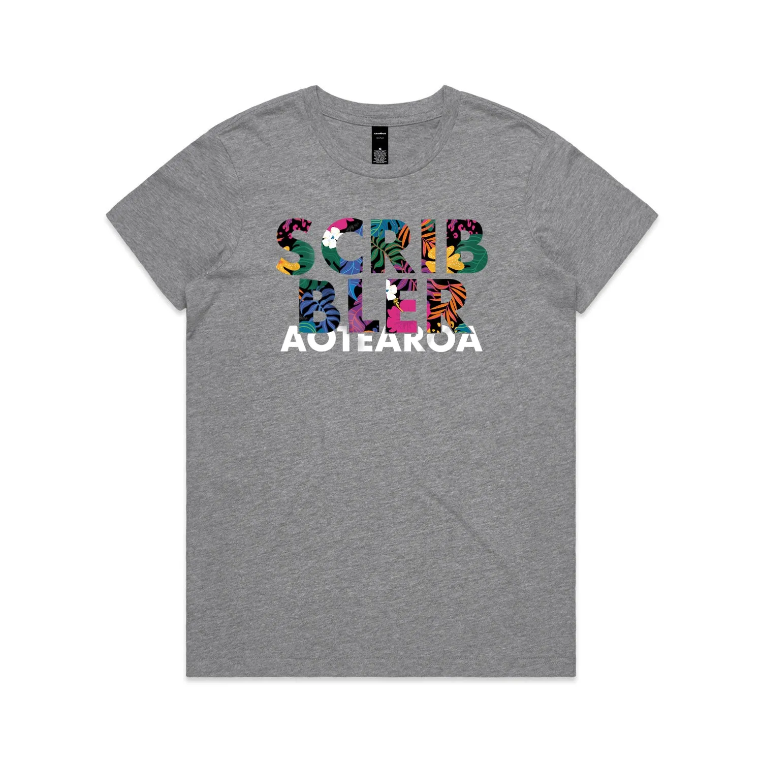 New Paradise - women's printed t-shirt - grey