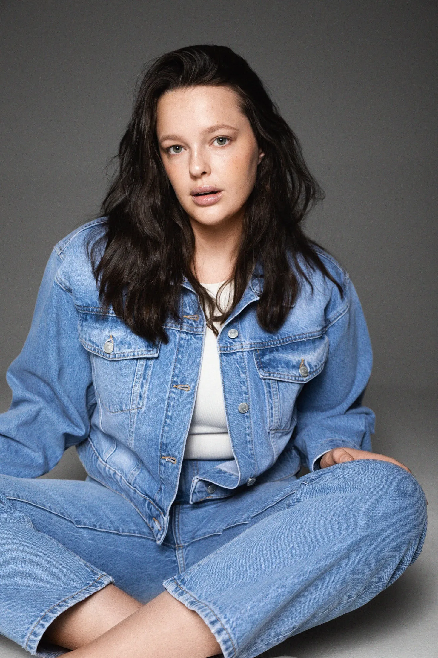 Noelle Denim Jacket - Light Blue