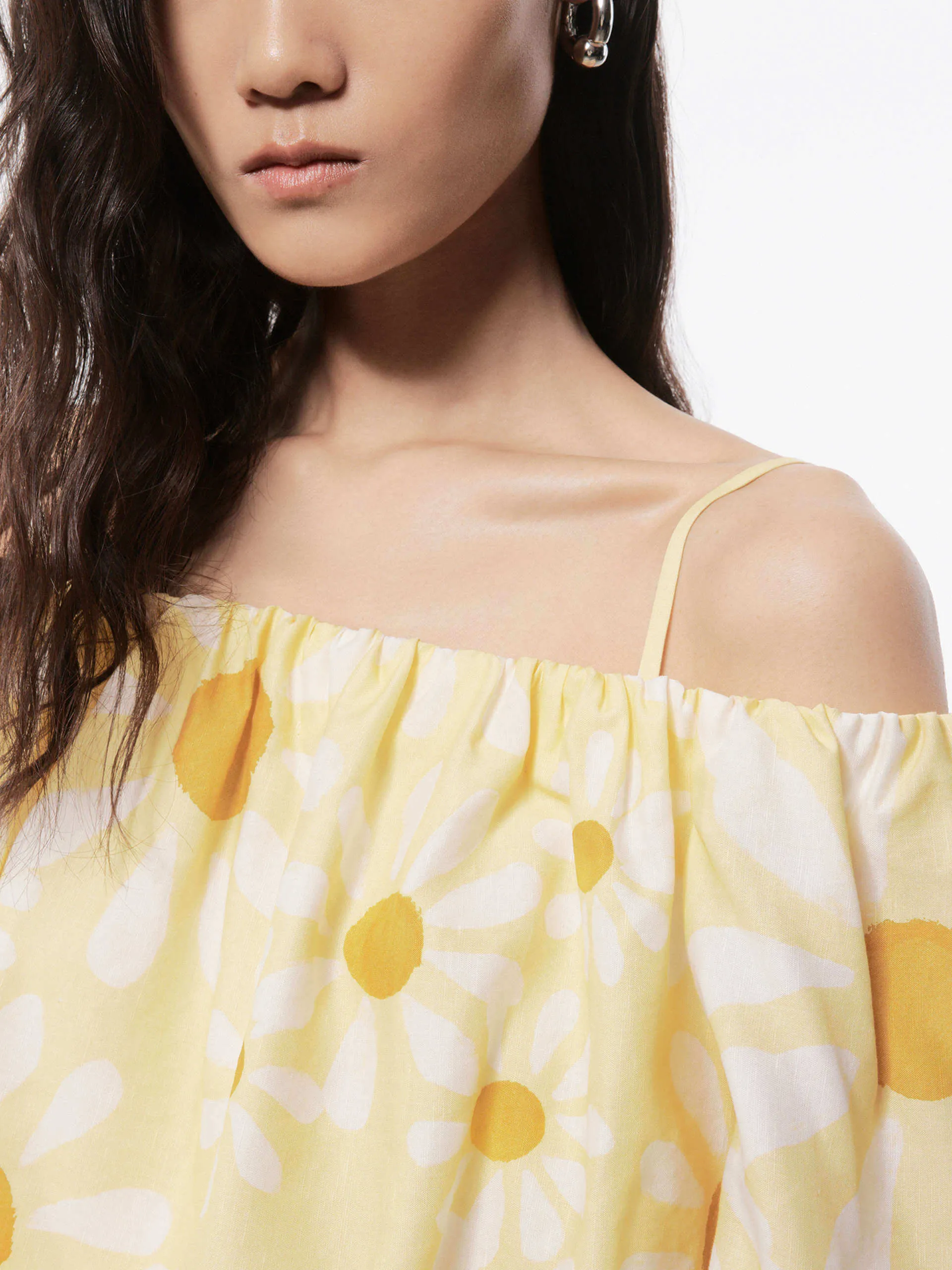 Off Shoulder Cropped Top