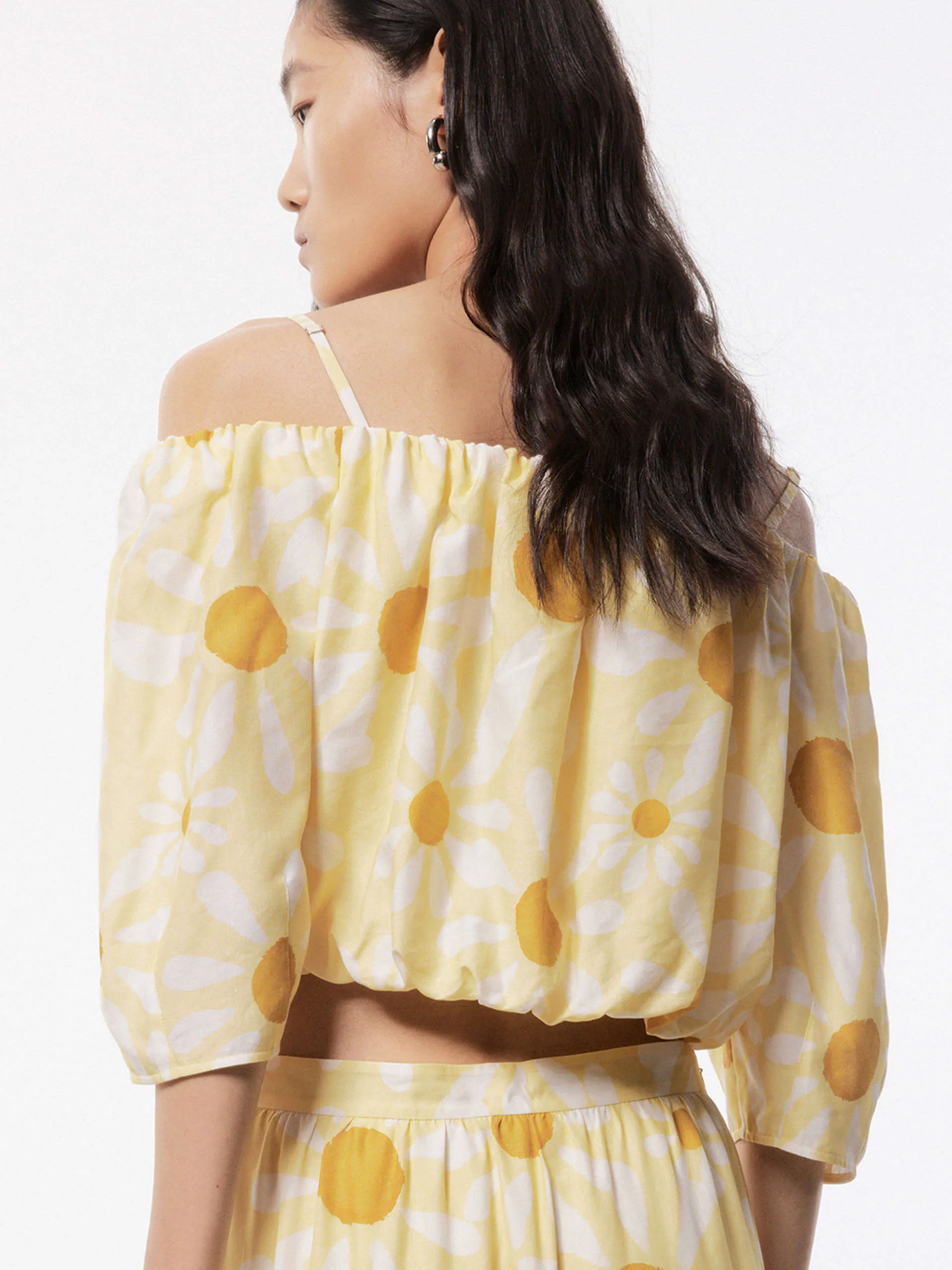 Off Shoulder Cropped Top
