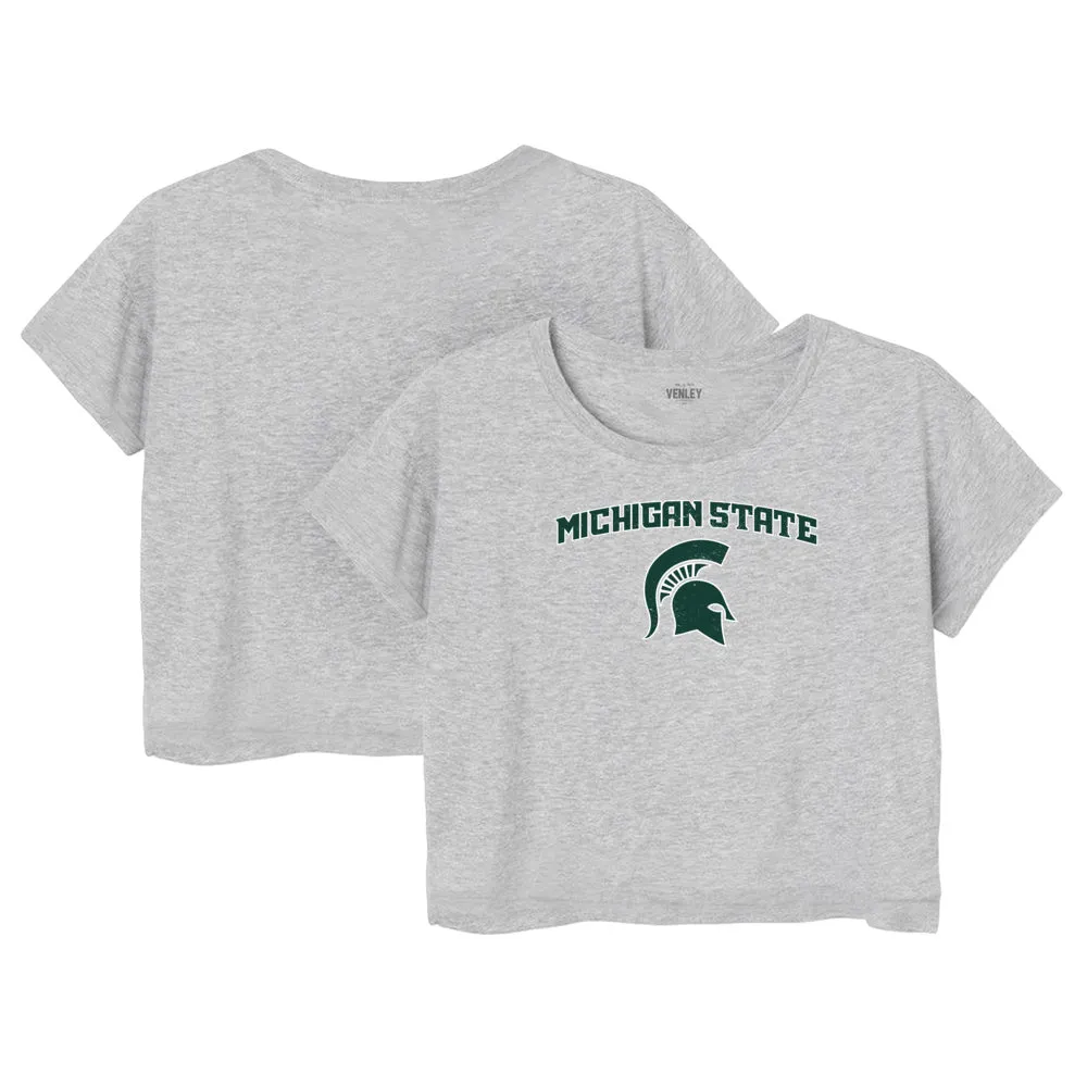 Official NCAA Michigan State Spartans Womens Ideal Crop T-Shirt