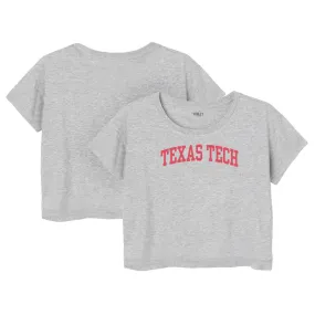 Official NCAA Texas Tech Red Raiders Womens Ideal Crop T-Shirt