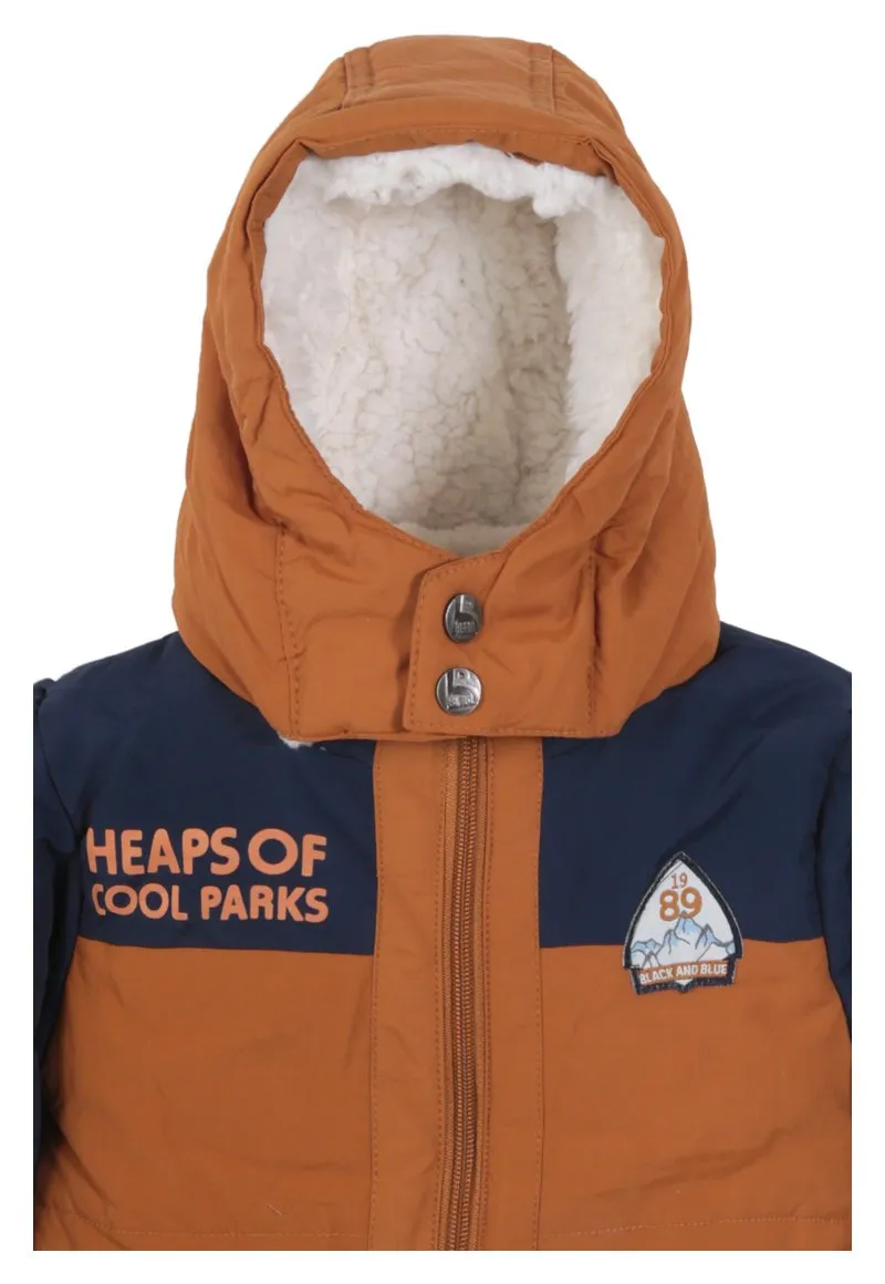 Parka Andrew Bebé Azul marino Black and Blue