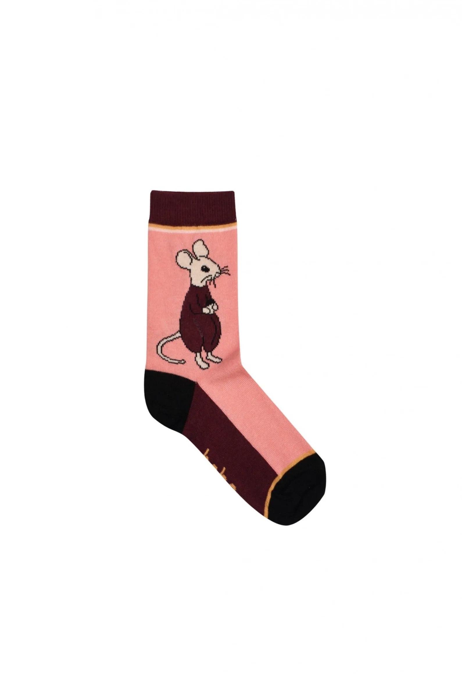 Pink Socks with Mousy