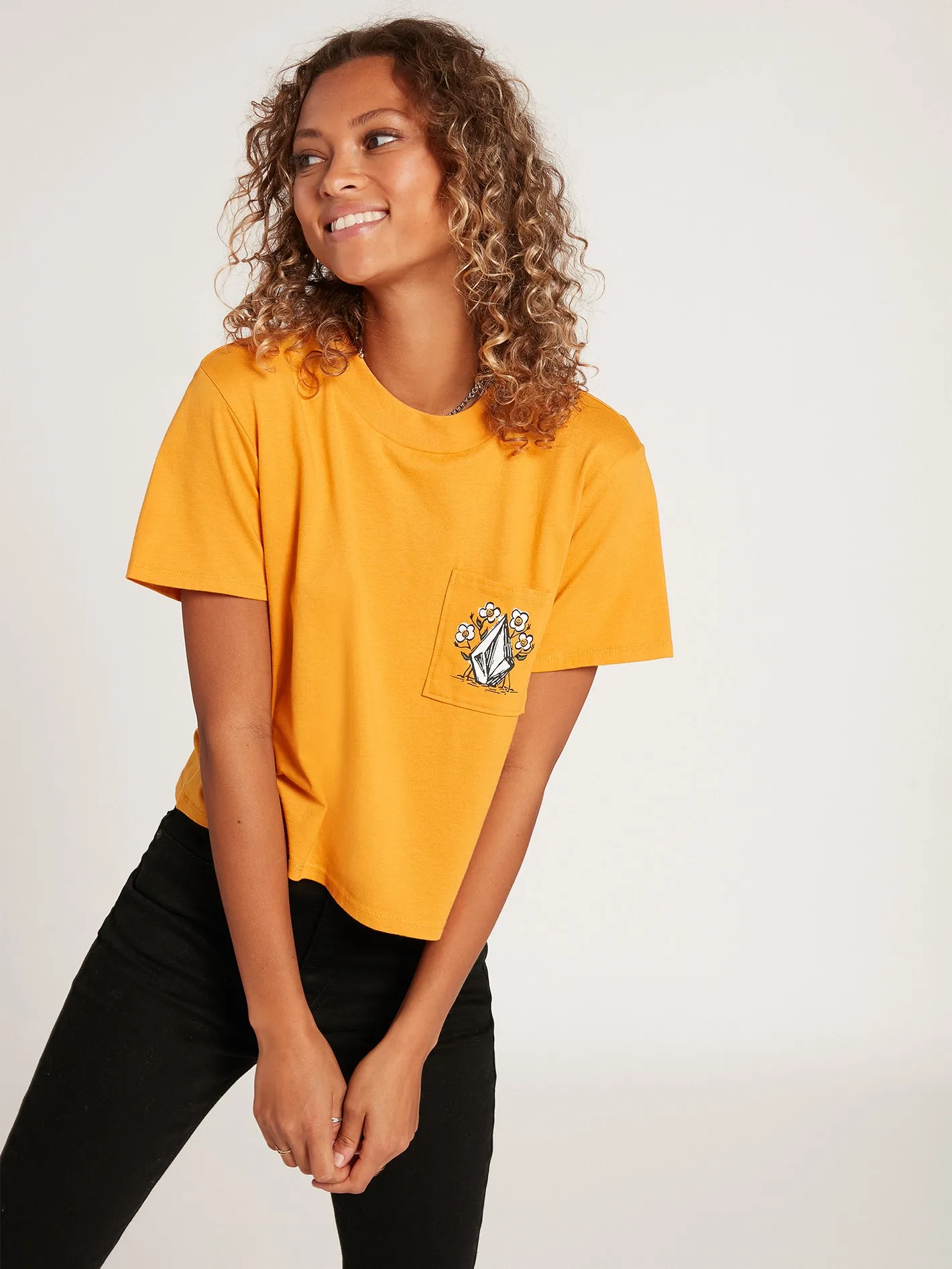 Pocket Dial Tee - Vintage Gold