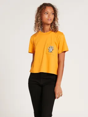 Pocket Dial Tee - Vintage Gold