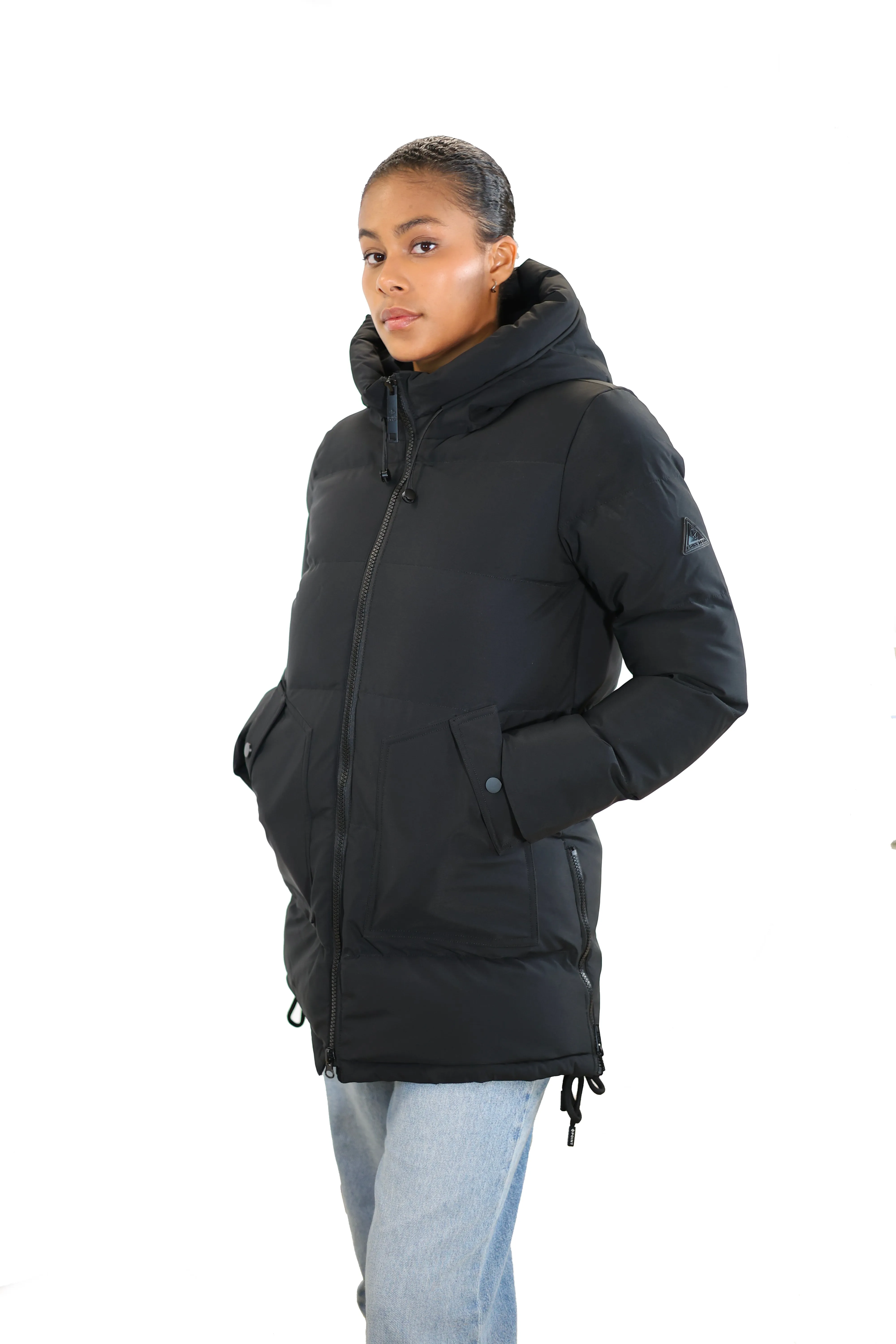 POINT ZERO - WOMEN'S PARKA BLACK