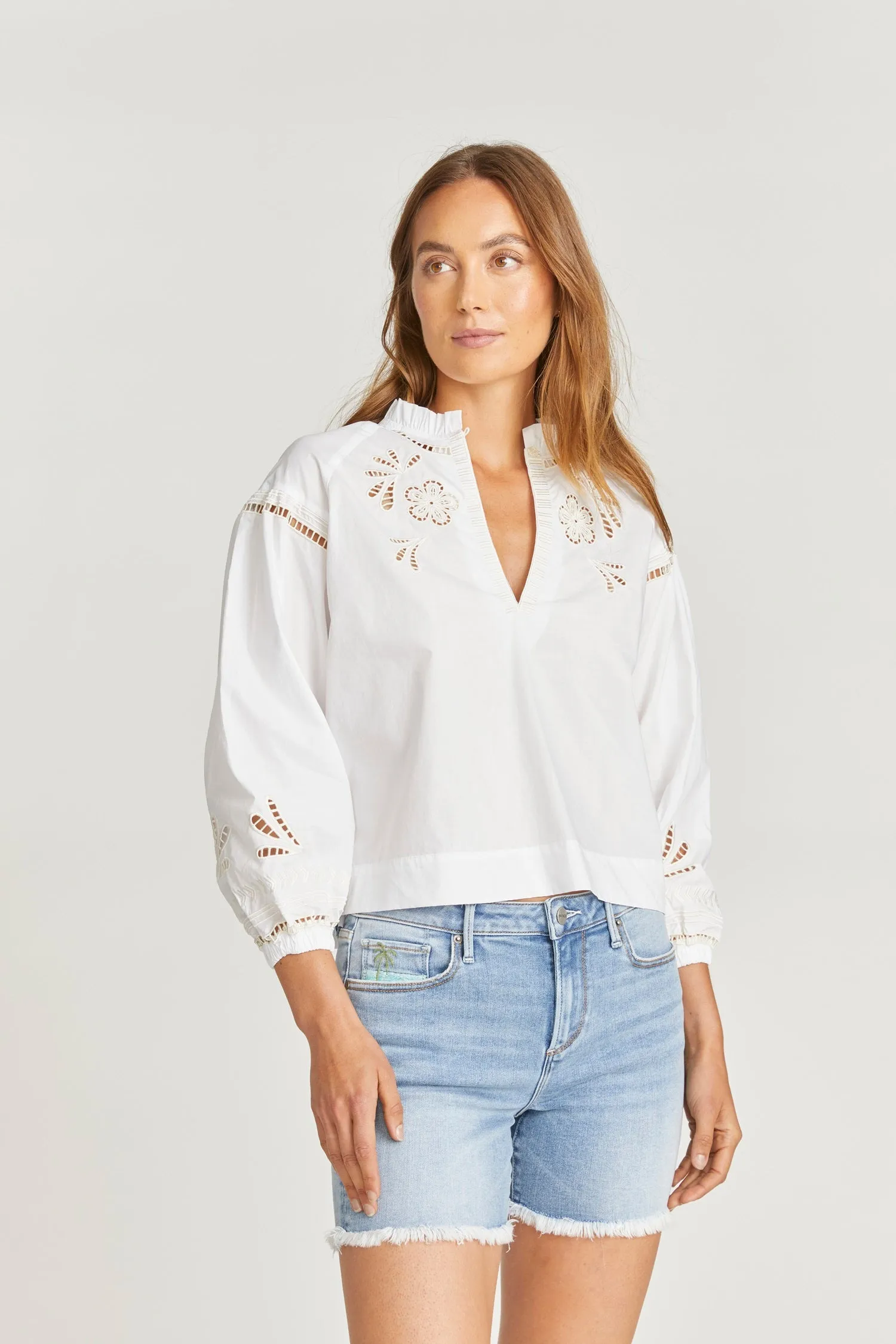 Poplin Blouse - White