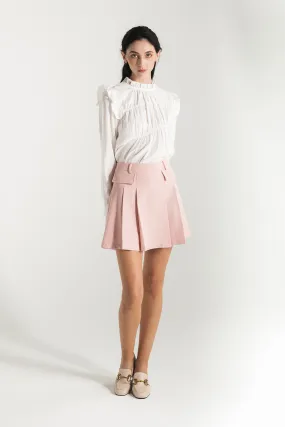 Queenytte High Waisted Pleated Skirt