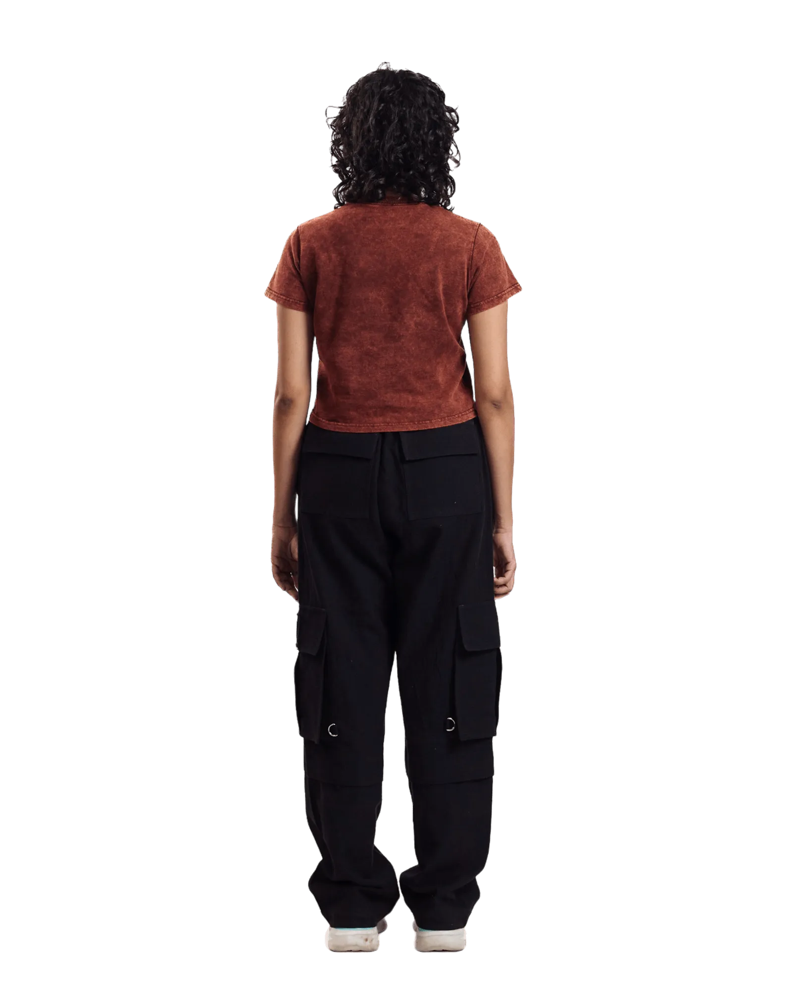 "BURNT SIENNA" CROPPED T-SHIRT