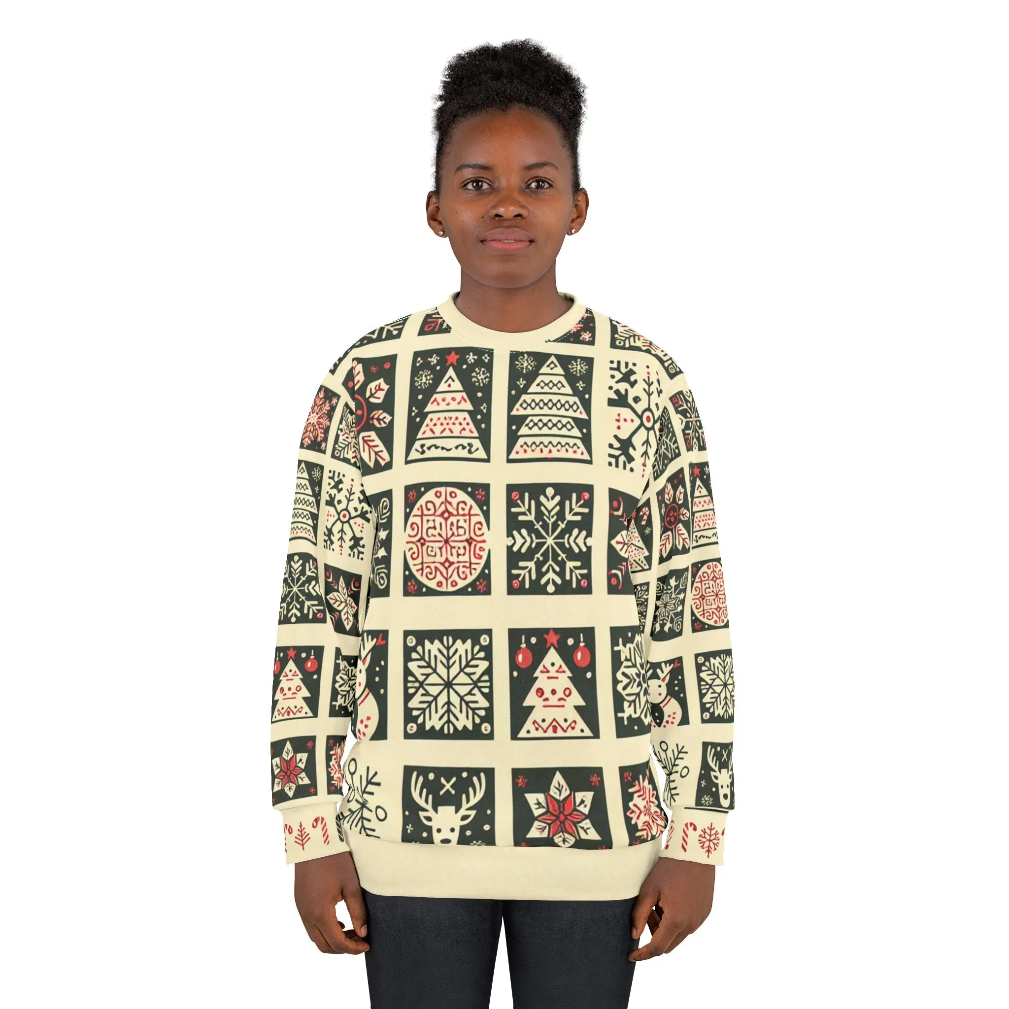 "Twinkling Wonderland Delight - Christmas Sweatshirt"