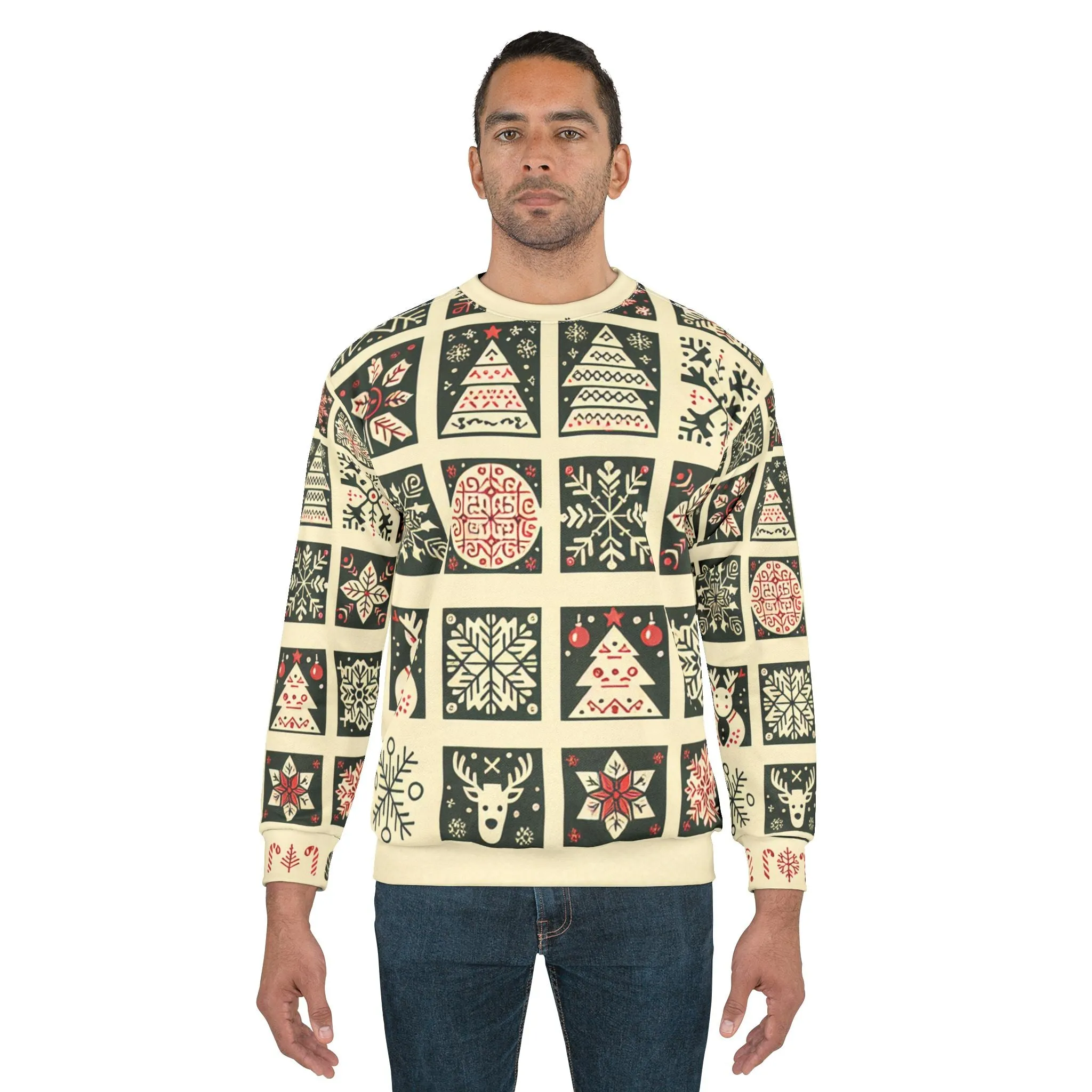 "Twinkling Wonderland Delight - Christmas Sweatshirt"