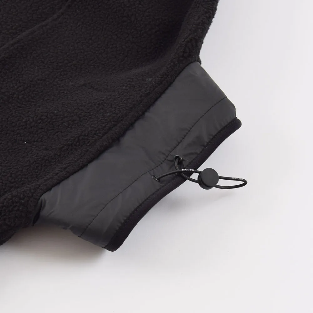 Rains Black Fleece Jacket
