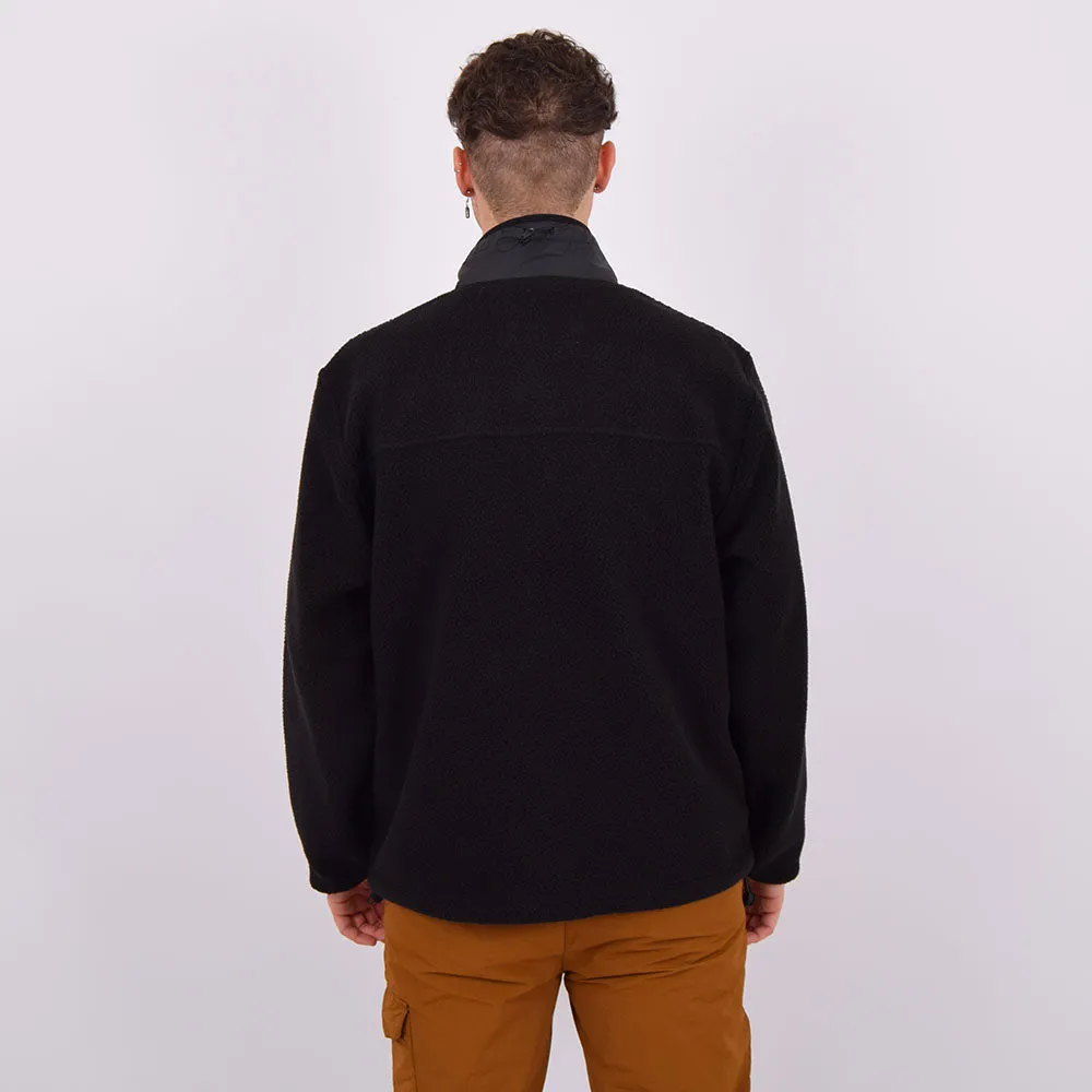 Rains Black Fleece Jacket