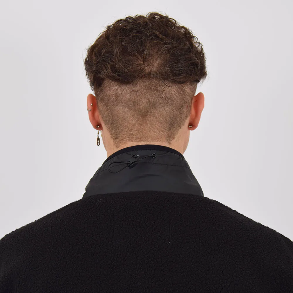 Rains Black Fleece Jacket