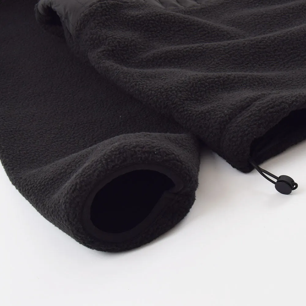 Rains Black Fleece Jacket