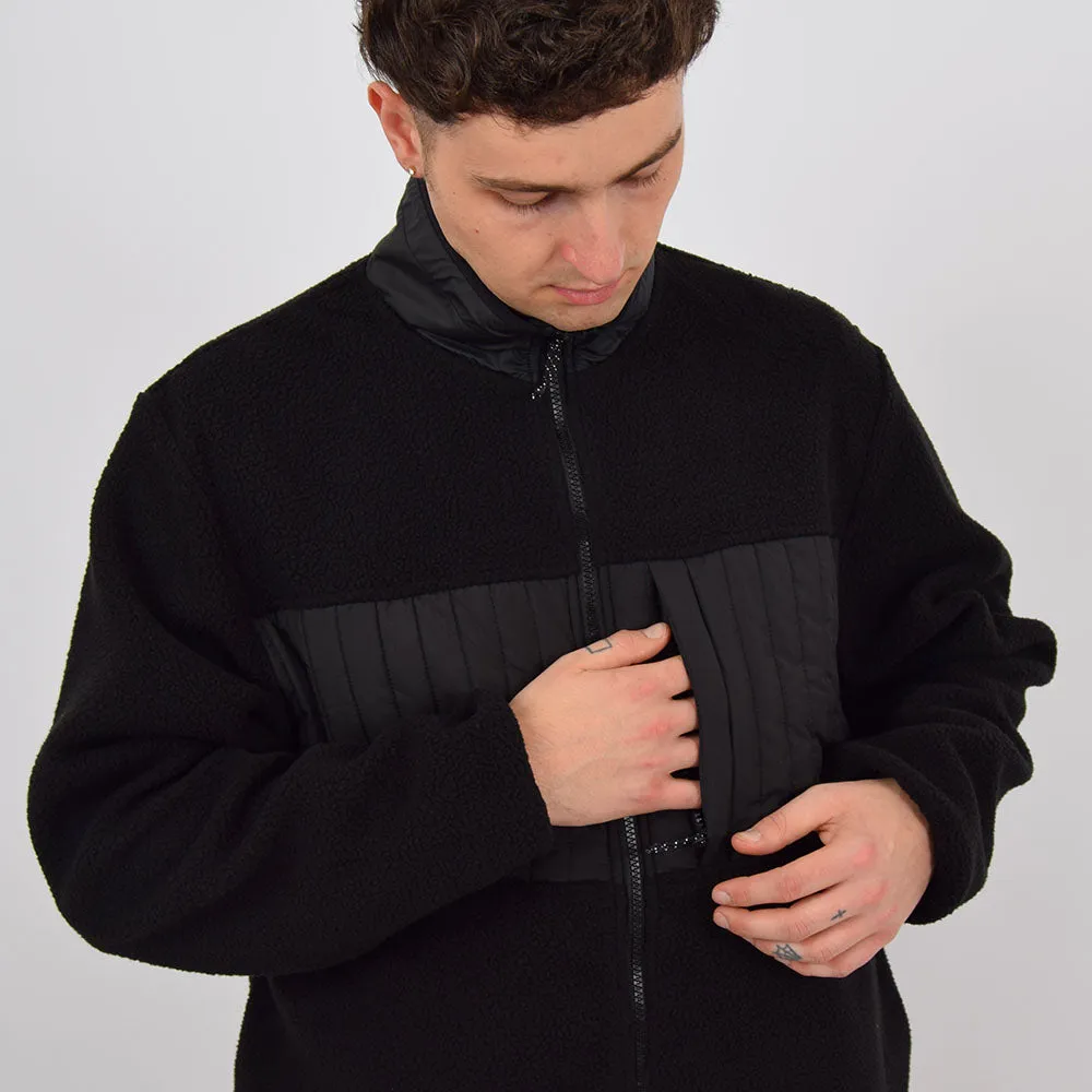 Rains Black Fleece Jacket