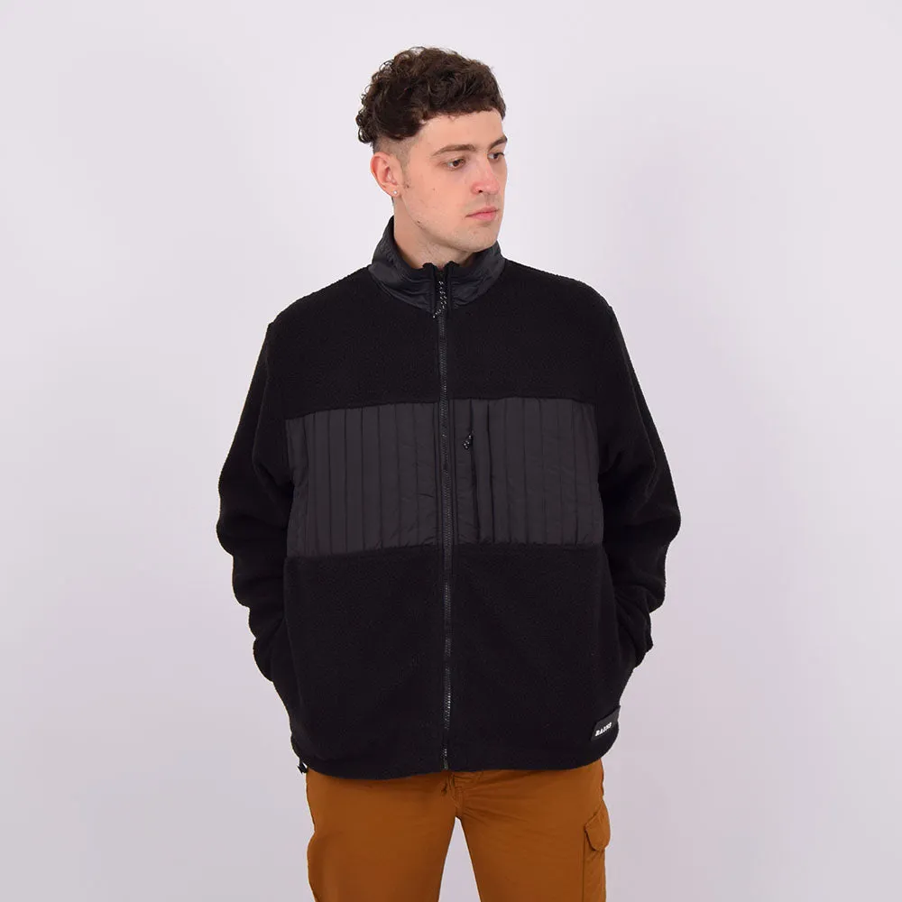 Rains Black Fleece Jacket