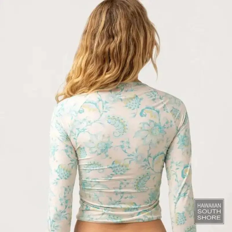 RHYTHM Tee Long Sleeve Surf Top (XSmall - Large) Cairo Blue