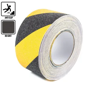 RK Safety 3" X 60' Black & Yellow Color Anti Slip Track Tape