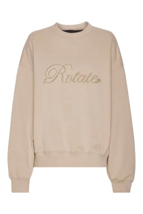 Rotate - Heavy Sweat Crewneck 1134252313 - 2313 Simply Taupe Beige