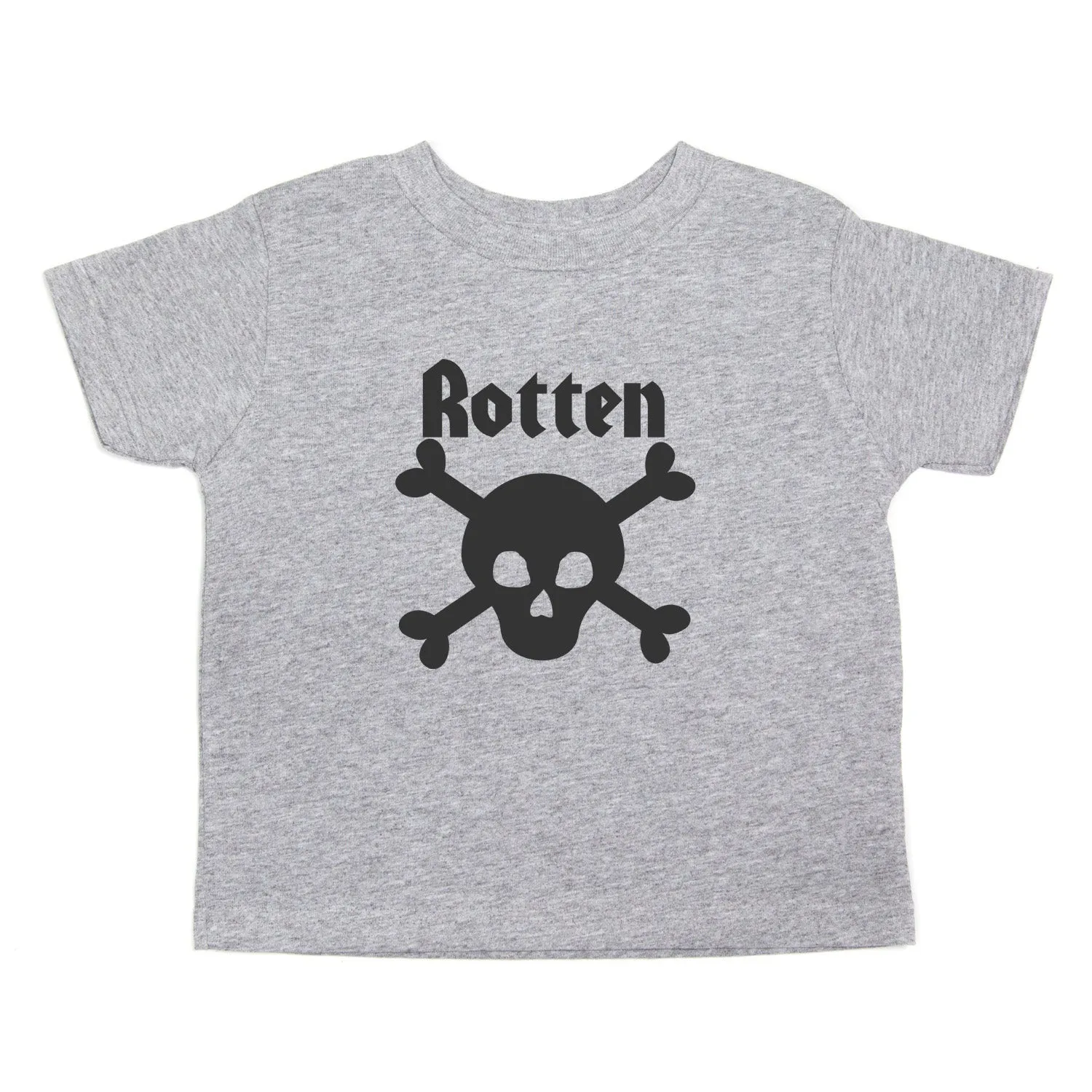 Rotten Skull and Bones Unisex Toddler Short Sleeve T-Shirt